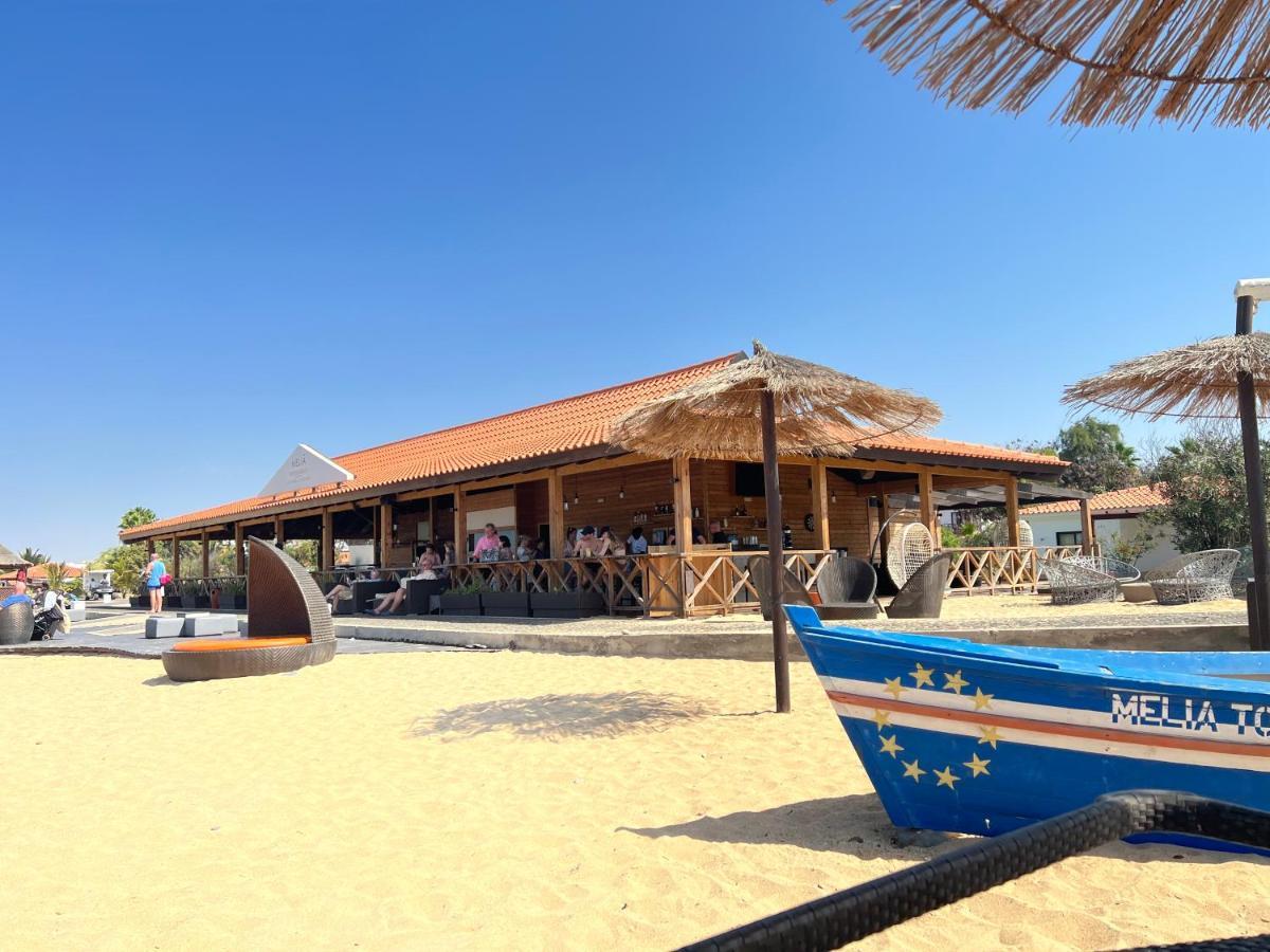 Luxusvilla in St.Maria, Sal Kap Verde-20m vom Meer Santa Maria Buitenkant foto