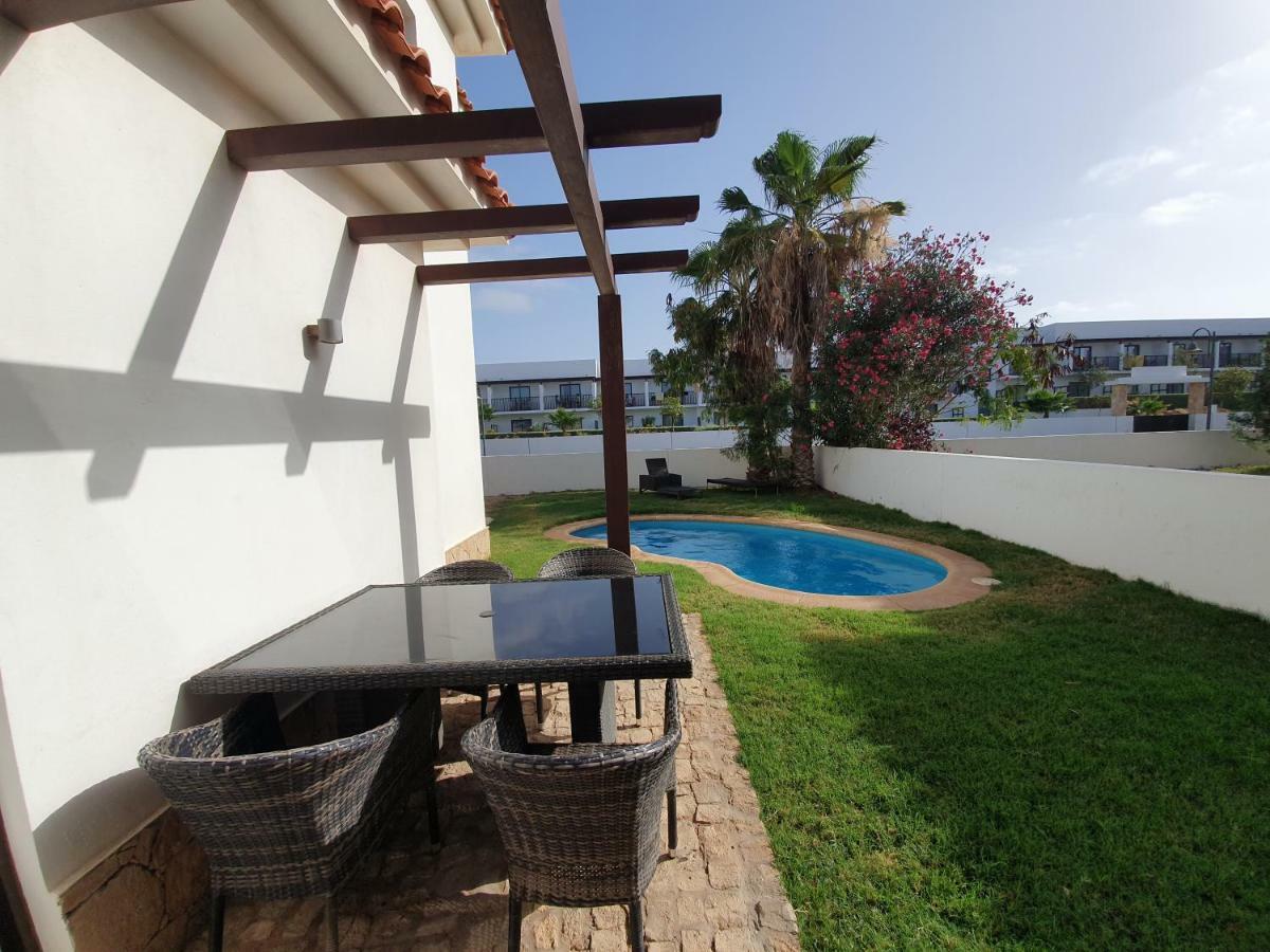 Luxusvilla in St.Maria, Sal Kap Verde-20m vom Meer Santa Maria Buitenkant foto